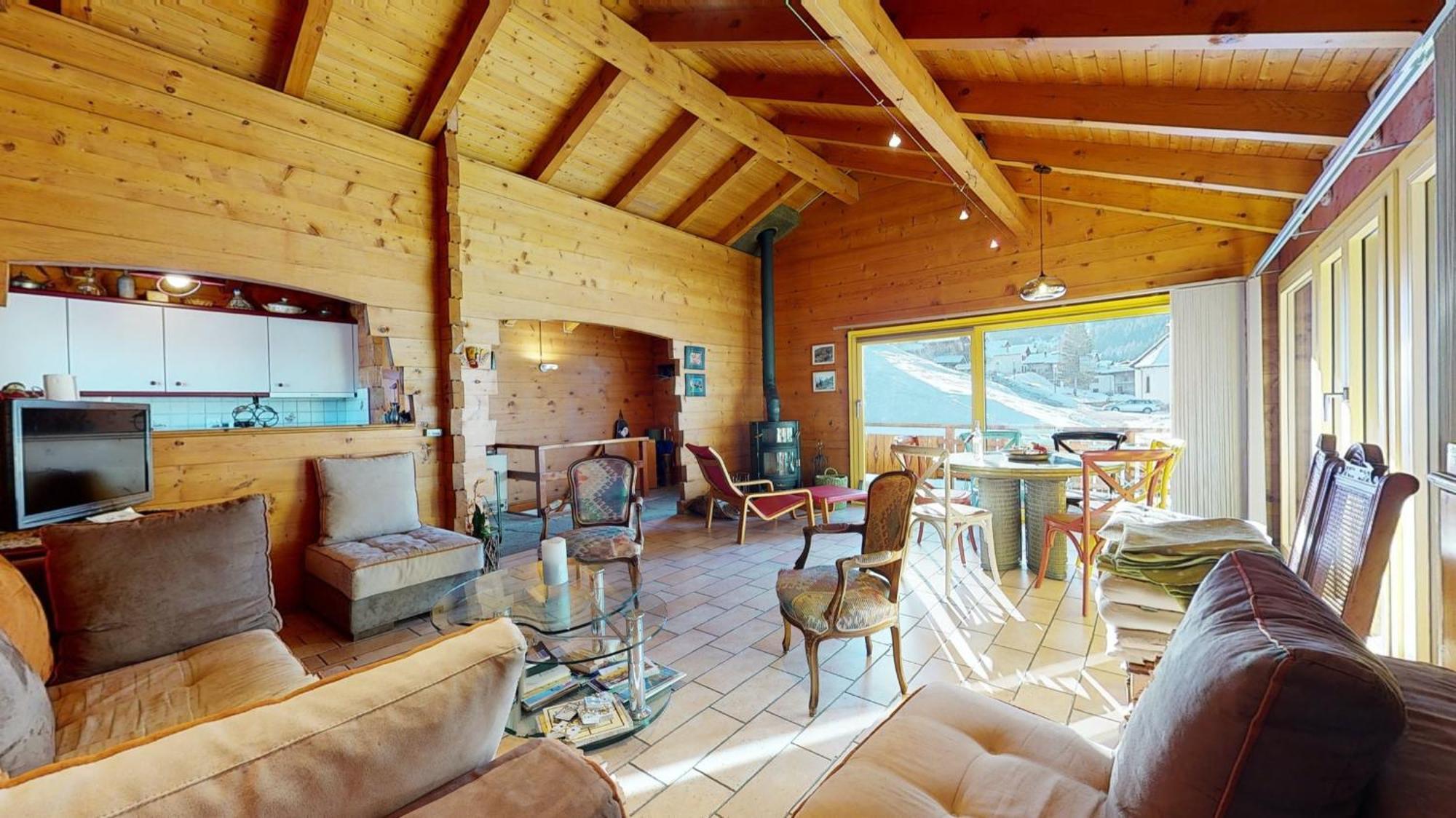 Chalet In The Heart Of The Val D'Anniviers Resort Saint-Jean ภายนอก รูปภาพ